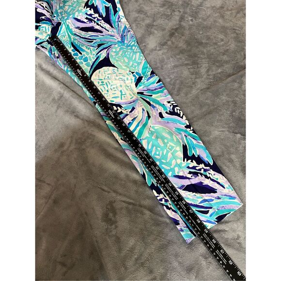 Lilly Pulitzer Kelly Skinny Ankle Pants Womens Size 12 Navy Alotta Colada NWT - Picture 10 of 10